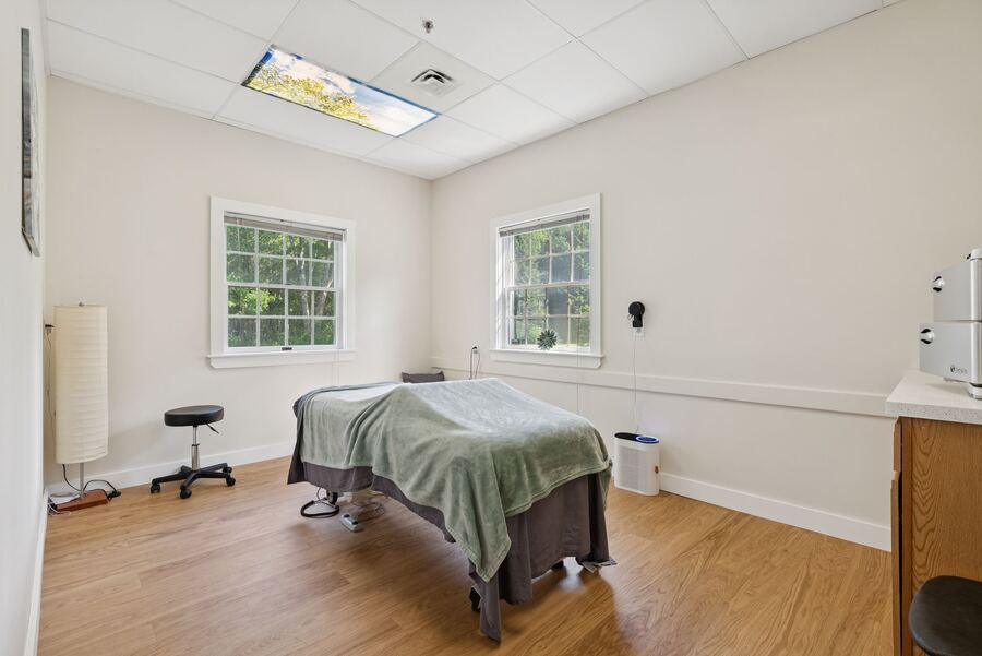 Massage therapy room